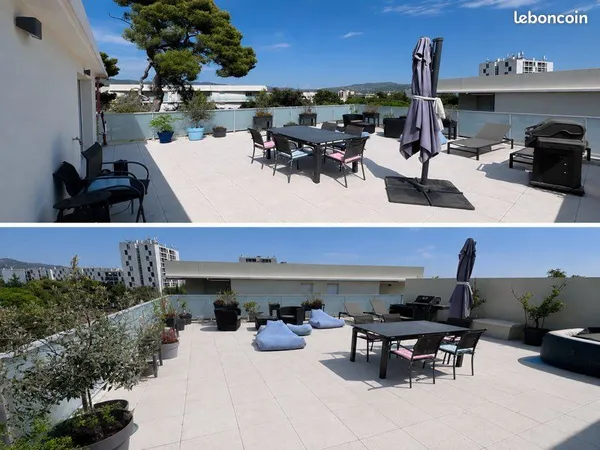 T3 61 m² + ROOFTOP PRIVATIF 78 m² + TERRASSE 13 m² - DERNIER ÉTAGE