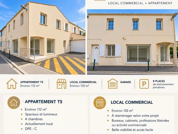 Local 242 m² Sainte-Soulle