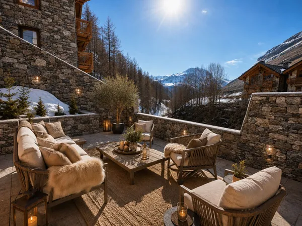 Elégant appartement 4 pièces à Val d'Isère.