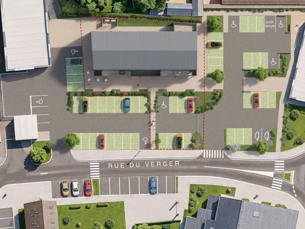 Vente d'un appartement de 2 pièces en dernier étage avec box et place de parking dans le centre de P