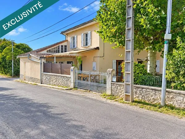 Vic-Fezensac  158 m² habitables, grand terrain de plus de 3 800 m² avec potentiel constructible