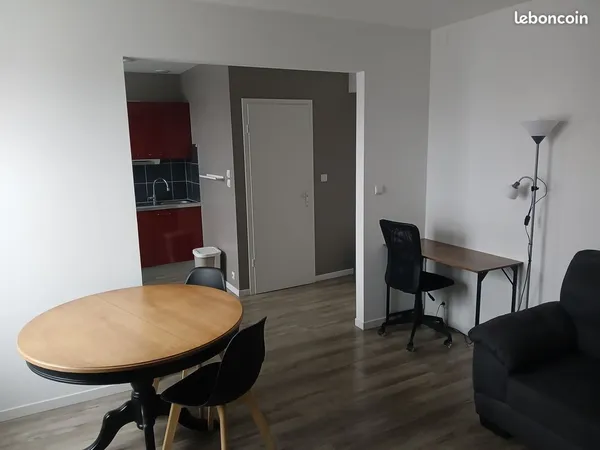 F2 meublé de 38m²