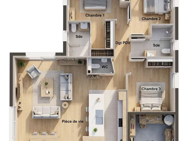 Maison 4 pièces 94 m²