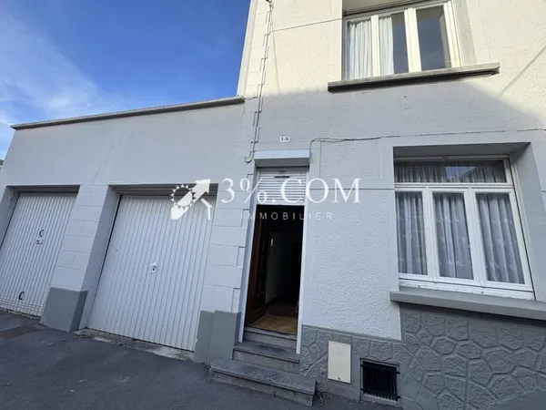 Maison semi ind 86m2 avec 2 chambres jardin et 2 garages Val