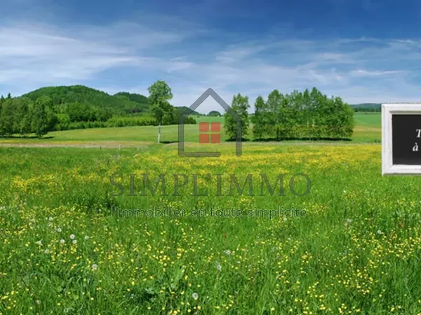 Terrain viabilisé de 717m²