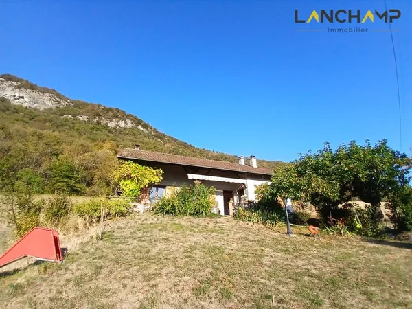 Maison avec grand terrain