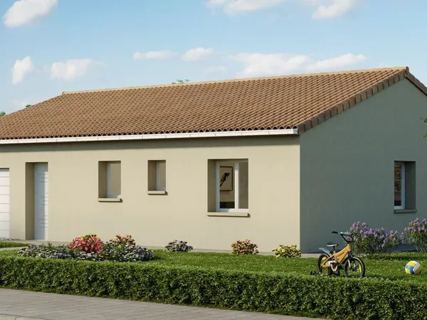 Projet de construction d'une maison 70 m² avec terrain à BOURGNEUF (17)