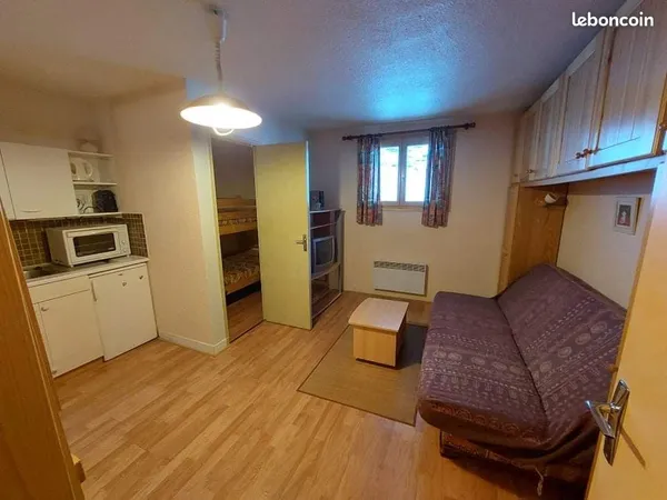 Appartement studio 23 m² avec un coin montagne