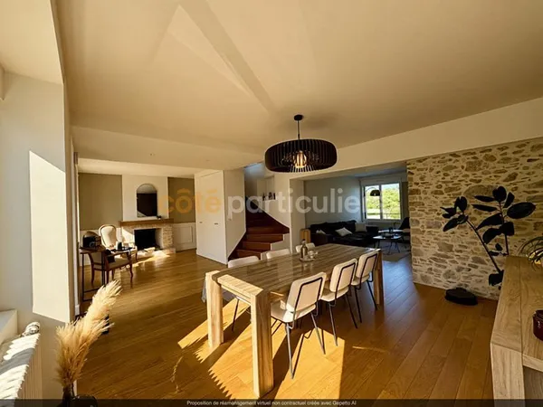 SOUS-OFFRE -- MAISON -- 5 PIECES -- 150M2 UTILE -- 3 CHAMBRES -- ENTIEREMENT RENOVE -- SOUS-SOL INTE
