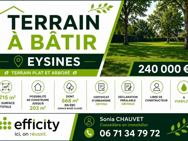 Terrain 1715 m²