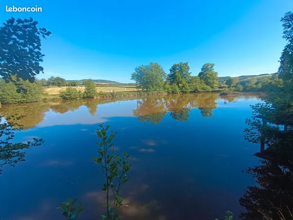 Bien rare - domaine nature avec étangs, rivière et chalet - cluny / 1h lyon