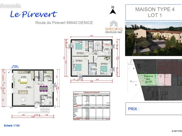 Maison 4 pièces 115 m²