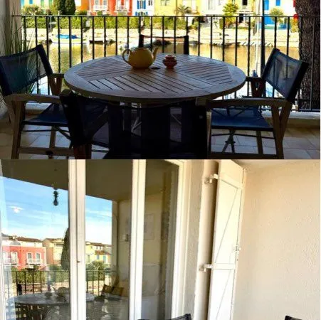 Appartement vue marina sur port-grimaud climatisé