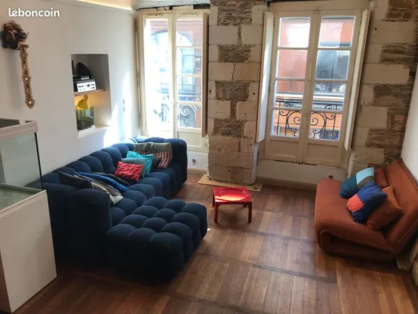 Très bel appartement stylé en plein centre de Nantes à louer sept 2026-aout 2027