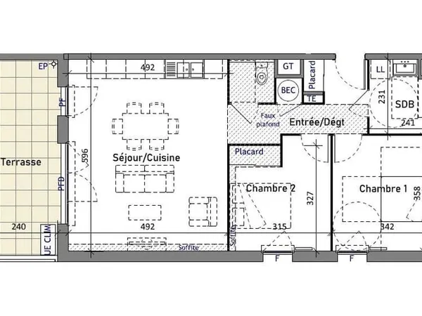 À VENDRE - Appartement T3 avec terrasse à Uzès
