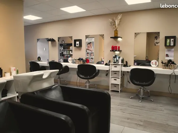 Salon de coiffure fond et murs