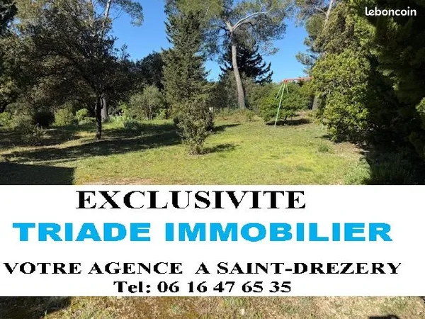 Terrain 765 m² Saint-Bauzille-de-Montmel