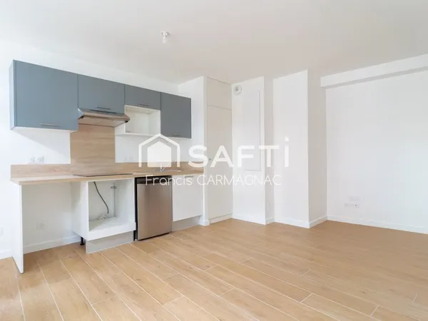 Appartement T2 rez-de-chaussée de 40 m² entiérement rénové