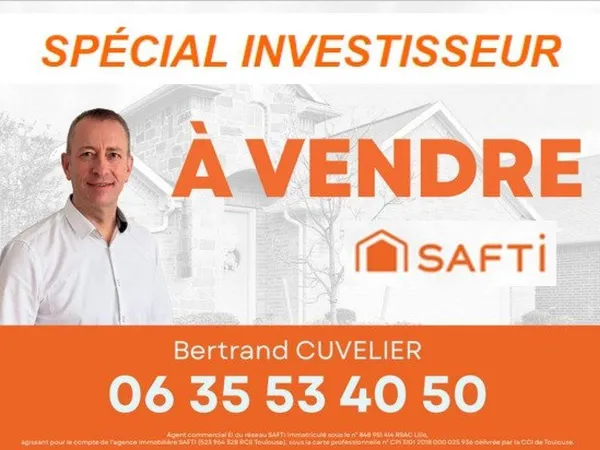 SPÉCIAL INVESTISSEUR - maison 85 m² - 3 ch - DPE = D - louée 750 € / mois