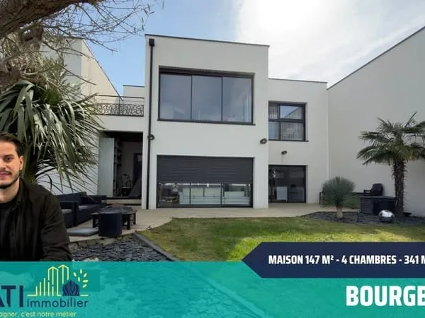 MAISON CONTEMPORAINE DE 2021 - BOURGBARRE - COMMUNE RENNES METRO