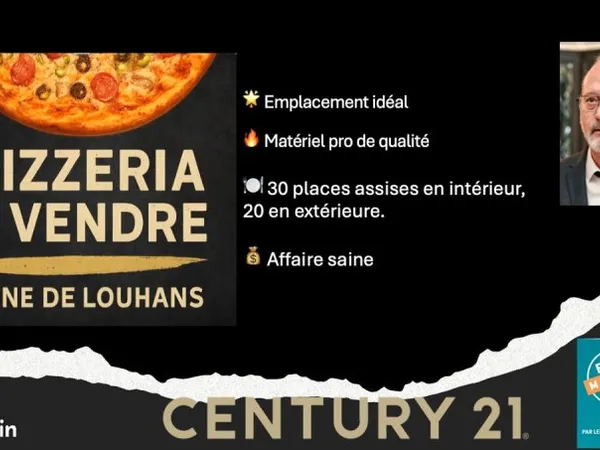 Fonds de commerce, pizzeria 1 m² LOUHANS