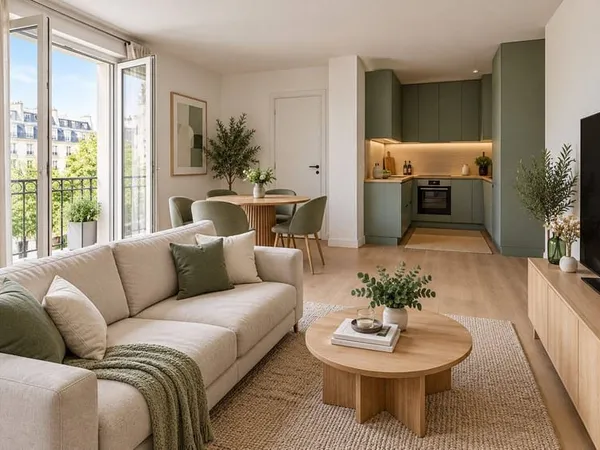 Appartement 2 pièces 49 m²