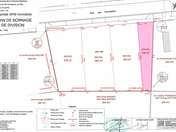 Terrain 156 m² avec permis de construire - Dompierre-sur-Mer - 68 000