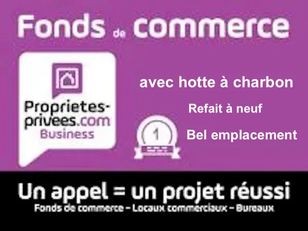 75011 PARIS : RESTAURANT RAPIDE 35 M² + TERRASSE - PETIT LOYER - QUARTIER BRANCHÉ OBERKAMPF / RÉPUBL