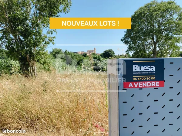 Terrain à bâtir 569 m² Corneilhan 34490