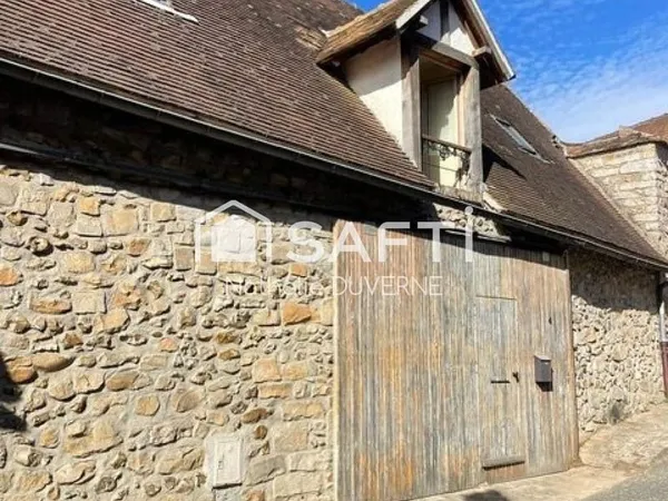 Maison ancienne rénovée 70 m2 sur Sous-sol - 2 Pièces - Ecoles maternelle, élémentaires - RER C Dour