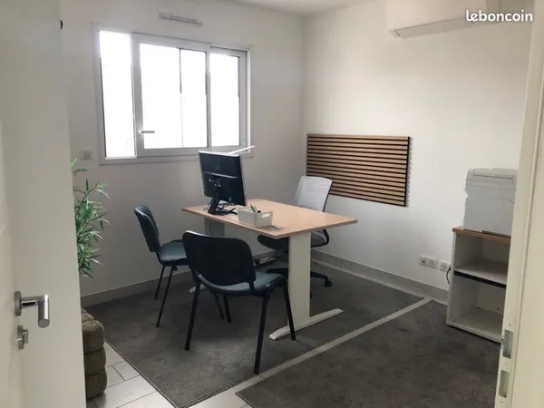 Bureau privatif meublé 10 m² - Villedoux - dès 90 /mois