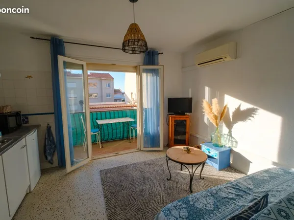 Canet-en-Roussillon (66140) - Quartier Plage Centre - Rue piétonne