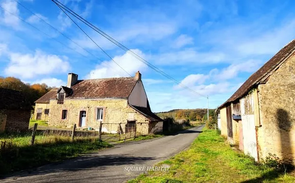 Authentique longère à restaurer pleine campagne 8000 m2