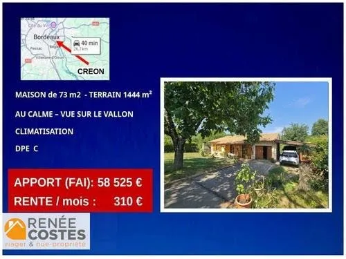 Viager 3 pièces 73 m²