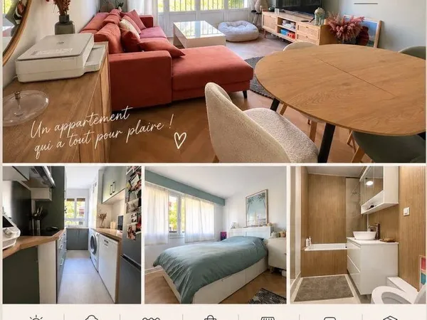 Appartement 2 pièces 45 m²