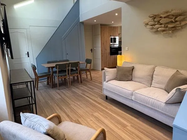 Duplex meublé - T4 lumineux