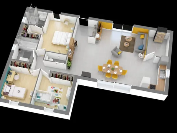 Maison neuve 4 pièces 99 m²