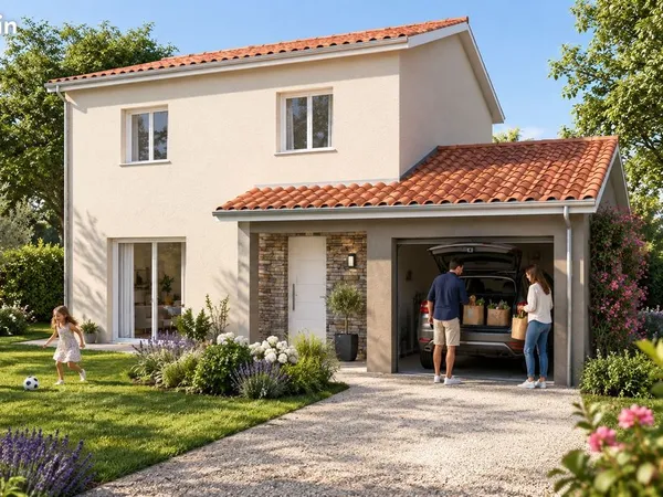 Projet de construction d'une maison 85 m² avec terrain à DIEMOZ (38)