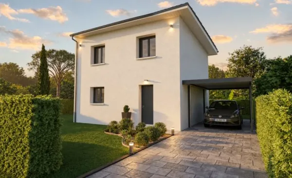 Maison contemporaine de 100 m² sur terrain de...