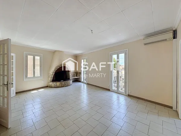 Centre de Sérignan - Duplex T4 avec grenier aménageable de 59 m² - Dernier étage - Fort potentiel