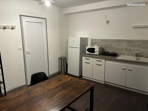 Appartement T1 bis 25m2 centre ville avec machine à laver