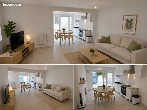 Appartement rez de chaussée meuble