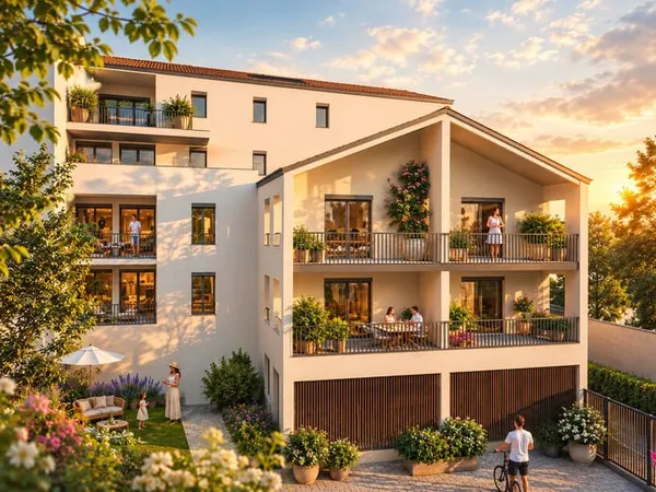 Monplaisir, T3 de 64m2 avec terrasse dernier étage