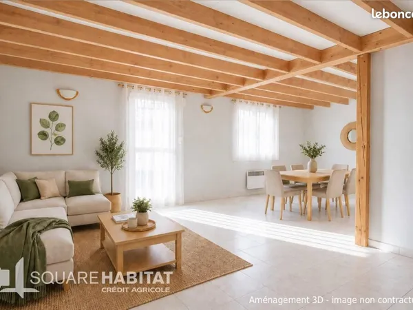 Appartement 3 pièces 74 m²