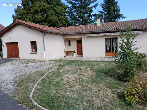 Usson-en-Forez | Maison plain-pied 98 m² | Terrasse jardin 800 m²