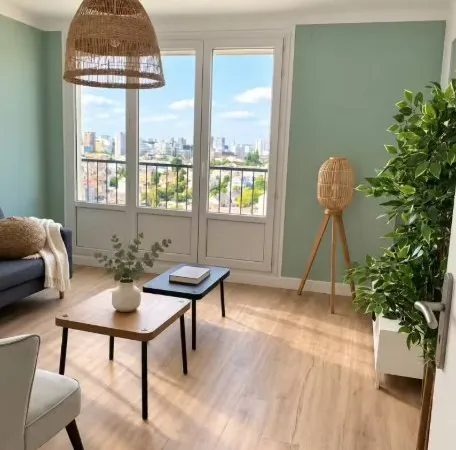 SUPERBE T4 MEUBLÉ AVEC VUE DÉGAGÉE - NANTES - IDÉAL COLOCATION OU FAMILLE
