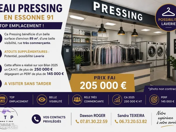 Pressing 89 m² Palaiseau