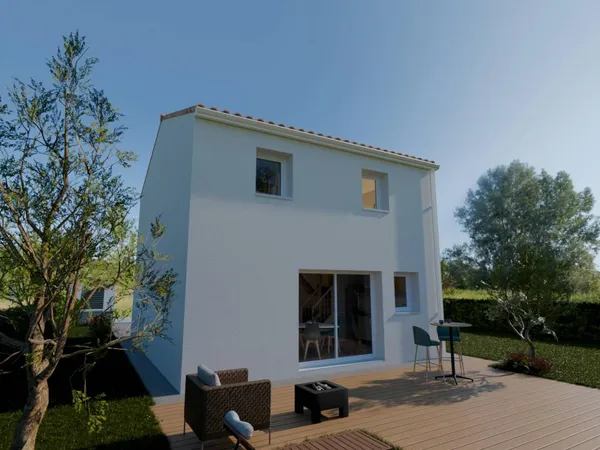 Maison AUBE G 76,5 m² à CLISSON (Loire-Atlantique) sur terrain de 909 m² - Prix terrain + maison 317