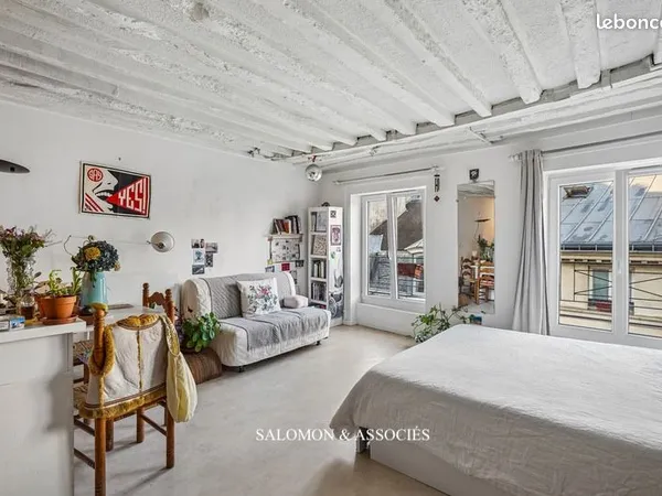 Studio - 1 pièce - 32,60 m² - Paris 75002 - Quartier Sentier - 5° étage - Exclusivité