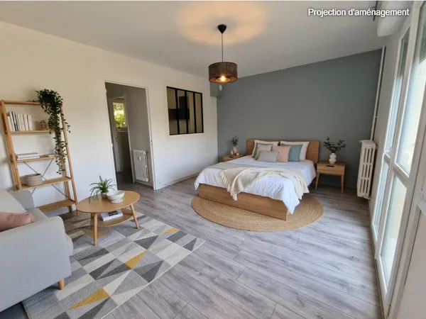 Studio de 29,27 m² - Commerces et bus au pied de la résidence